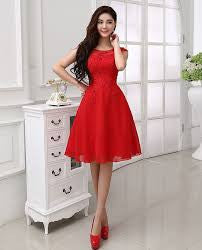 Red dinner dress